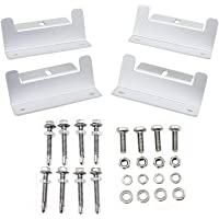 Los mejores  - Coolty 4 Sets Juego de Soportes Z Panel Solar Kits de Montaje Conjuntos para RV Barco de Casa Montado Off Grid Techo